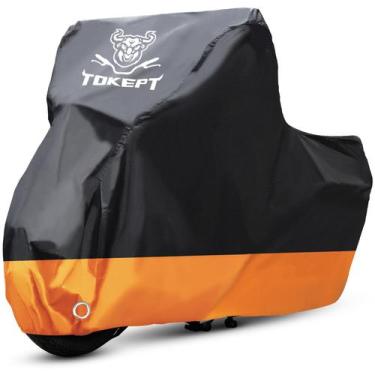 Imagem de Capa de motocicleta Tokept Waterproof para todas as estações, 91 cm, p