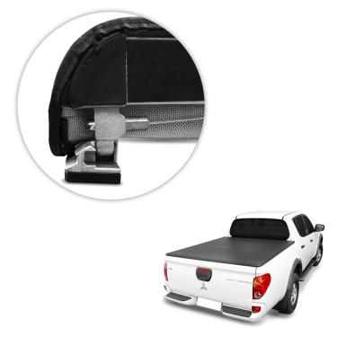 Imagem de Capota Maritima L200 Triton 2012 a 2017 Caçamba Reta Trek Aluminio Roller