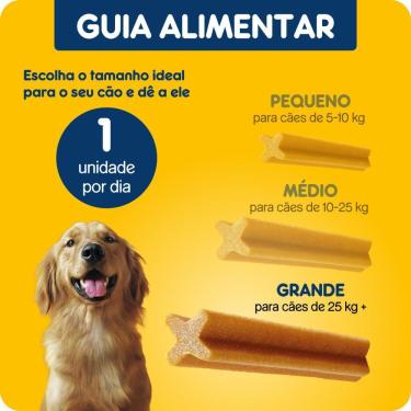 Imagem de Petisco Dentastix Cuidado Oral Para Cães Adultos Raças Grandes 7 Unidades Pedigree