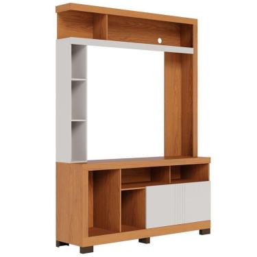 Imagem de Estante Painel Para Tv 50 Pol 136cm Efraim C04 Freijó Off White Matte - Lyam Decor