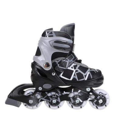 Imagem de Patins Gonew Fitness 608Z Bearing Abec-7 - 70mm, Preto, 30-33
