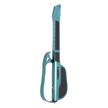 Imagem de Asixxsix Guitarra inteligente sem cordas, dobrável, ideal para viagens e apresentações solo, com acordes sem cordas,fácil de tocar, para crianças, adolescentes e adultos iniciantes. (GREEN)