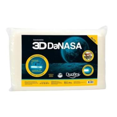 Imagem de Travesseiro Danasa Alto 3d 13cm Altura Macio - Duoflex