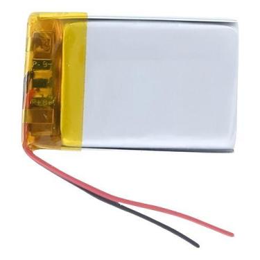Imagem de 10 Unidade 403450 3,7v C/ 2 Fios 750mah 4mm X 34mm X 50mm - - BGB ENER