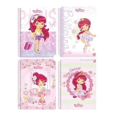 Imagem de CADERNO UNIVERSITARIO MORANGUINHO 80F ANIMATIVA