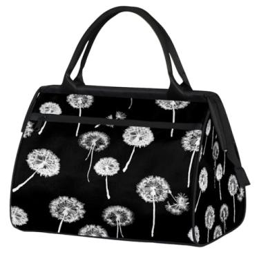 Imagem de Bolsa pequena para o fim de semana para mulheres, homens, flores, girassol, papoula, retrô, dobrável, bolsa de viagem, Cor: 5, 15.2*8.3*11.6 inch, Moderno