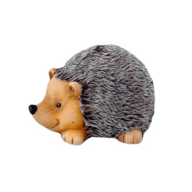 Imagem de Cofrinho de porco-espinho de cerâmica com plugue removível, linda decoração de mesa para presentes de aniversário e economia de moedas