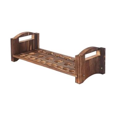 Imagem de MotiveTech Organizador de Ovos de Madeira Portátil, Suporte para Ovos, Bandeja de Armazenamento para Freezer, Despensa, Supermercado e Geladeira, Camada única