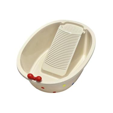 Imagem de Fxzqgnh Tábua de Lavar Roupa E Leve, Ideal para Lavar Roupas à Mão, Como Camisetas E Calças.