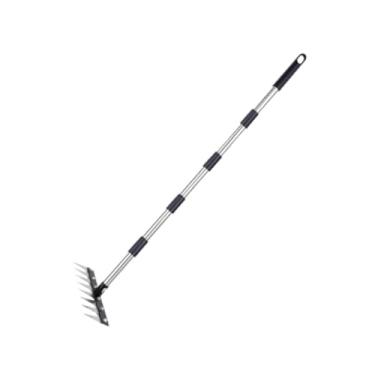 Imagem de Generic Ancinho de jardim, cultivador agrícola, enxada com cabo removível, ferramenta manual para jardinagem, enxada para soltar a terra do gramado, Style C