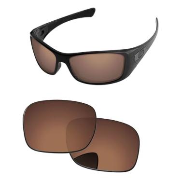 Imagem de PapaViva Lentes de reposição para óculos de sol Oakley Hijinx OO9021 marrom cobre não polarizado