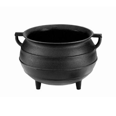 Imagem de Caldeirão Tripé De Ferro Fundido Panela Mineira 32x26cm 16l