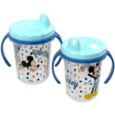 Imagem de Caneca com Alça Trio do Mickey Copo de Treinamento para Bebês - Plasút