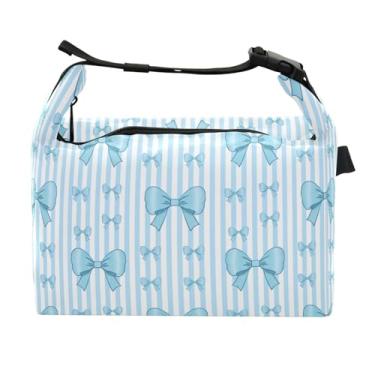 Imagem de STAYTOP Lancheira azul com fivela de alça, lancheira isolada para meninos e meninas, lancheira térmica para trabalho escolar