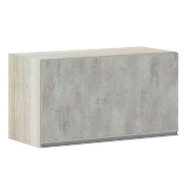 Imagem de Armário Basculante 70cm 1 Porta Lis Legno Crema C/Concreto