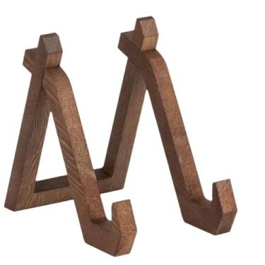 Imagem de Suporte para armazenamento de CDs Retro rack de exibição madeira resistente prático registros suporte armazenamento artesanal quadro imagem para o quarto café cd