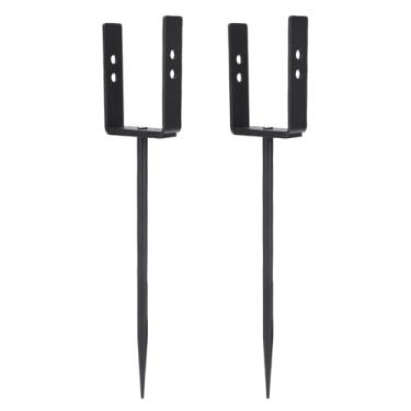 Imagem de Luocute Suporte de Calha de água da Chuva, 2 Peças de âncora de Suporte de Calha Ajustável de Ferro Resistente Com Revestimento para Estabilidade de Tubo, Tubo Suporta Design de Fluxo