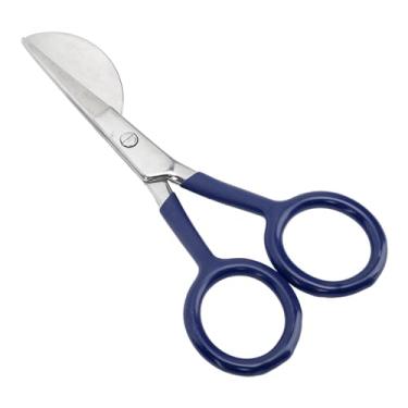 Imagem de Generic Tesoura de Apliques, Tesoura Ergonômica Leve para Carpetes para Escritório e Escola (Azul)