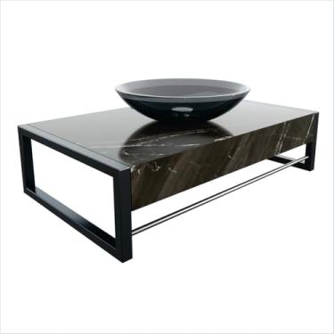 Imagem de Lavabo Em Porcelanato Linha Esparta 71,2x48x43cm Cris Metal