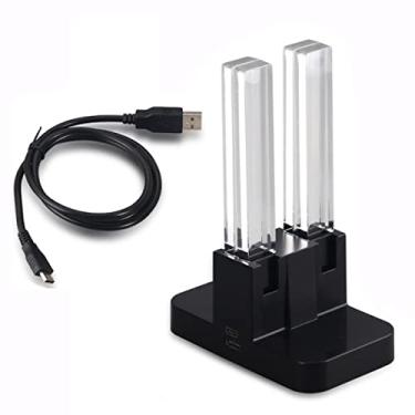 Imagem de 4 Ports LEDs Indicate Controller Charger Charging Adaptor Docking Station Replacement for Switch