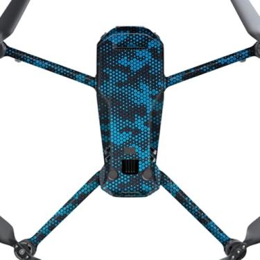 Imagem de Película protetora Mavic 3 Pro antiarranhões para DJI Mavic 3 Pro Premium adesivo protetor filme fotográfico equipamento de vídeo acessórios decalques (azul Mamba, para DJI Mavic 3 Pro)