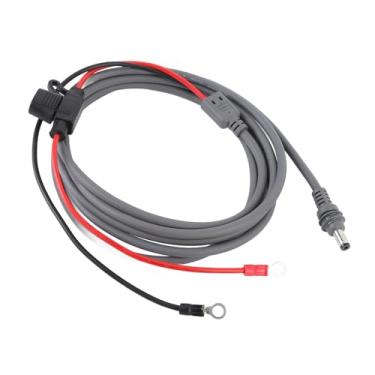 Imagem de KUIDAMOS Cabo de Alimentação de Satélite Terminal Circular Eficiente 30A Caixa de Fusíveis 6,6 Pés de Comprimento 18AWG para Mini Uso Externo