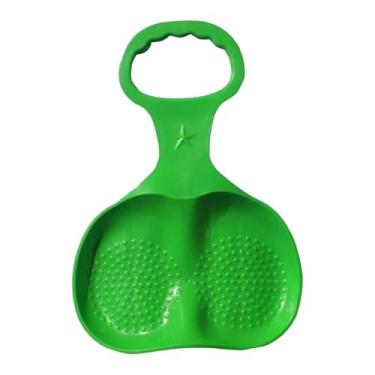 Imagem de Aymzbd Trenó de Neve, Prancha de Trenó, Tobogã, Deslizador, Material PE com Alça, Leve E Portátil, Adequado para Adultos E Crianças, Diversão Ao Ar Livre, Pr, Verde