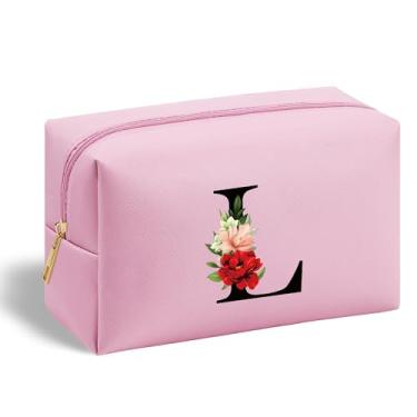 Imagem de Presentes de aniversário de amizade para mulheres, sua tia, irmã, dama de honra, colegas de trabalho, noiva, bolsa de cosméticos para viagem, maquiagem, bolsa com zíper, linda bolsa de higiene pessoal