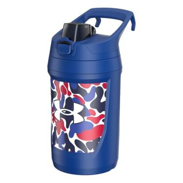 Imagem de Under Armour Garrafas de água isoladas de 946 ml – Jarro de água esportivo com gancho de cerca, resistente a vazamentos para beisebol, futebol e muito mais, isolamento de 947 ml, Royal Hypercamo
