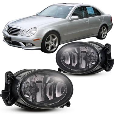 Imagem de Awayet Faróis de neblina para Mercedes-Benz C250 C350 CLS500 E320 E350 E550 G550 G55/G63/G65/R63/SL55 AMG GL320 GL450 GL550 ML320 50 ML4 50 ML550 R320 R500 SL500 SL600 2 peças de vidro fumê