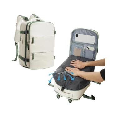 Imagem de Mochila De Viagem Grande Impermeável Com Sacos De Compressão a Vácuo E