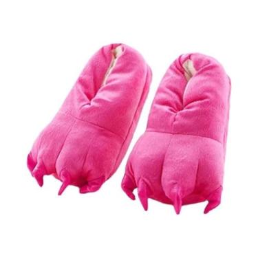 Imagem de Pijamas Kigurumi De Unicórnio Leopardo Rosa Em Flanela Para Mulheres, 