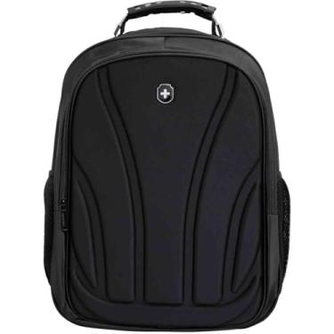 Imagem de Mochila para Notebook, Yins, Executiva, Cabo Aço, 18 Polegadas, Preta