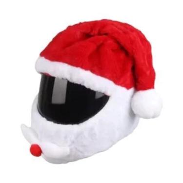 Imagem de Capa Protetora De Capacete De Pelúcia Fluffy Para Motocicleta, Proteçã