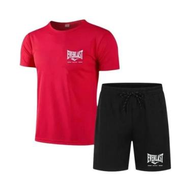 Imagem de Conjunto De Fitness Respirável Para Homens EVERLAST, Roupas Esportivas