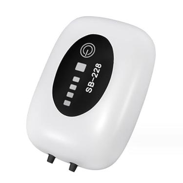 Imagem de Bomba de ar de aquário recarregável por USB, bomba de oxigênio, borbulhador de tanque de peixes de alta capacidade, bateria de lítio de 4800 mAh, operação silenciosa, design durável e portátil,