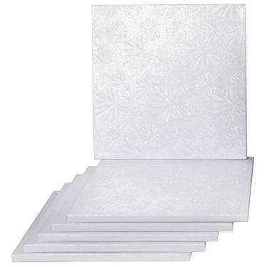 Imagem de Sturdy Cake Board Drums for Displaying Cakes, 1/2 inch Thick, 6 Count
