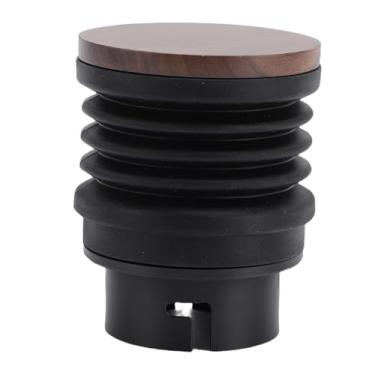Imagem de Cryfokt Funil de café de Silicone Compacto Abaixo Com Capa de Madeira de Nogueira para Gemilai 9015c, Fácil de Transportar e Limpar para Trabalhadores de Escritório