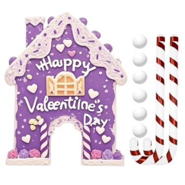 Imagem de Jogo De Golfe De Pão De Gengibre - Atividades de Putting para o dos Namorados | Jogo Familiar Com Tacos E Bolas De Bengala Doce,Para Interior Casa Sala De Estar Aniversário Festa Noite