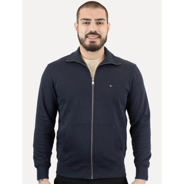 Imagem de Moletom Tommy Hilfiger Masculino Essential Terry Zip-Thru Azul Marinho-Masculino