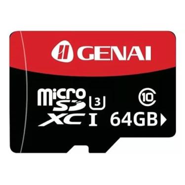 Imagem de Cartão de Memória Micro SD, Alta Velocidade de Gravação e Leitura, Compatível com Smartphone, Tablet, Câmera, Console, Classe 10 e UHS-I, Disponível em 32GB, 64GB e 128GB (64.0, GB)