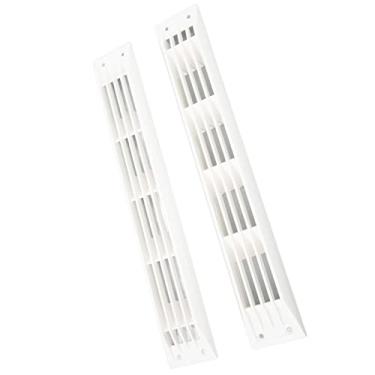 Imagem de POCREATION Tampa de Ventilação Branca Em ABS, Grade de Ventilação 17,71x2,75 Polegadas, À Prova D'Água para RV, Barco, Marítimo, Com Instalação Fácil para Armário de Pia, Cooktop, Banheiro