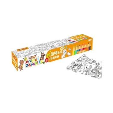 Imagem de Rolo De Papel Para Colorir Montessori Para Crianças, Brinquedo Educaci