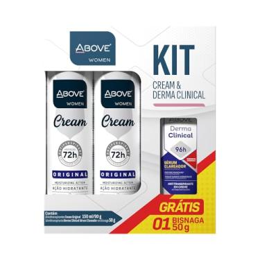Imagem de Above Kit Duo Desodorante Antitranspirante Original Cream 150Ml+ Desodorante Antitranspirante Bisnaga Dermaclin 50G