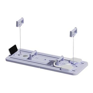 Imagem de Prancha portátil de pilates - máquina de treino - máquina de treinamento abdominal, para mulheres e homens, garagem, apartamento, hotel, academia, quarto, casa, ambiente de trabalho interno