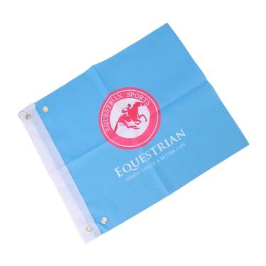 Imagem de TOPINCN Bandeiras de Treinamento de Cavalo, 2 Peças, Bandeiras Leves de Treinamento Equestre de árbitro Com Cor Brilhante e Atraente para áreas Externas Seguras (Azul)