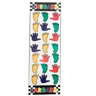 Imagem de Tapete Pedagógico Infantil Pula E Vira Pé E Mão - Brinksul