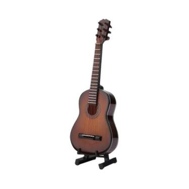 Imagem de Guitarra Mini De 54cm Para Crianças Com 6/4 Cordas Instrumento Musical