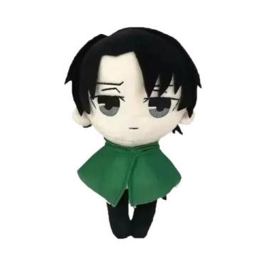 Imagem de Brinquedos De Pelúcia Kawaii Attack on Titan, Levi, Eren, Mikasa, Pres
