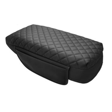 Imagem de QianBao Capa de console central compatível com Chevrolet Equinox 2018-2023 /GMC Terrain 2017-2023 Capa de apoio de braço almofada de console central protetor de caixa de assento de couro com bolsa de